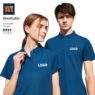 47 cotton 40 nylon mbroidered mens golf polo shirts