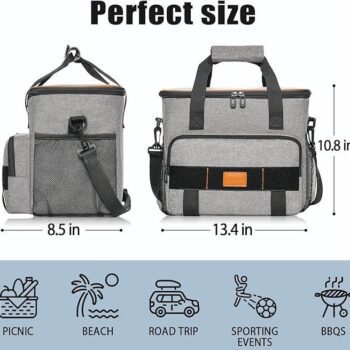 Custom logo lunch box adjustable webbing insulation lunch cooler bags outdoor cooler bag for milk with drink for men women