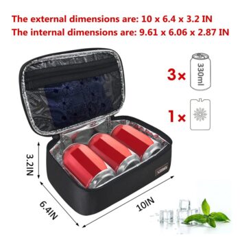 Trailer lunch bags tote cooler bag for diabetic small insulated medicine insulated cooler bag thermal insulation food box