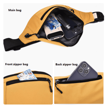 New fashion custom logo printed small  bags custom fanny pack chest bag for women