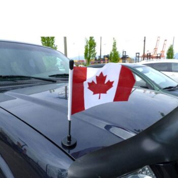 Promotional digital printing 100% polyester all countries double sided printing custom design magnet car flag