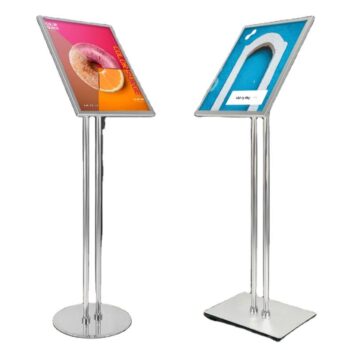 Wholesale classic free-standing vertical telescoping arms heavy aluminum extrusion menu snap frame sign board stand