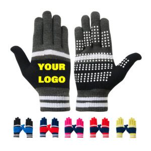Custom wholesale gloves with logo from China manufacturer