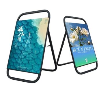 Outdoor water injection portable a-frame double-sided pavement sign sidewalk sign poster stand wholesale