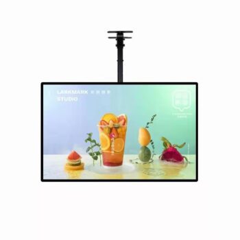 Restaurant hanging ceiling display desktop led menu poster frame board electronic display
