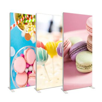 Lingtong fabric extrusion aluminum frame led seg lightbox 85mm