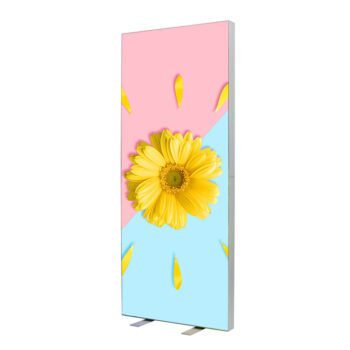 Lingtong customized size double -sided light box aluminium frame tension fabric led advertising lightbox