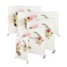 Custom straight fabric tube advertising tension fabric photo booth backdrop display and event stand