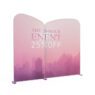 Lingtong 8ft 10ft trade show backdrop tension fabric tube display for exhibition stand