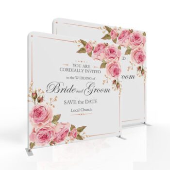 Lingtong back drop stands trade show advertising equipment aluminum photo booth backdrops