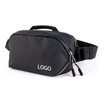 Oem fashion casual waterproof sport fanny pack manufacturer multifunctional outdoor running black waist bag
