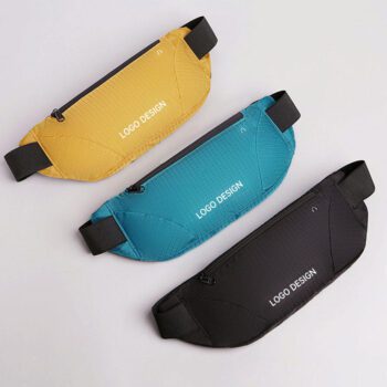 Outdoor hiking cycling running fitness elastic men women pochete slim impermeavel chic sports waist belly belt pack bag