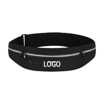 High-end ultra-thin fitness invisible running belt wholesale polyester marathon fanny pack waist bag for men and women