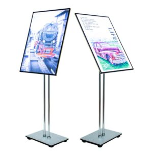 Sign changing frame in door posters advertising food signs lighting box