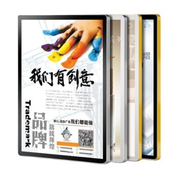 Custom size a0 a1 a2 a3 a4 a5 clip open aluminum poster frame photo frame sign display snap frame