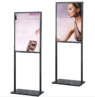 Outdoor portable h type frame double sided pavement sign sidewalk sign poster stand wholesale
