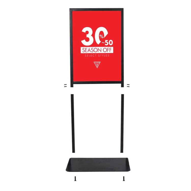 Aluminium frame uv printing sign board designs for shop