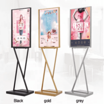Human billboard digital signage advertising boards indoor roll up banner stand display a3 street pavement sign exhibition