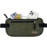 Locking money belt for men women fanny pack for travel conceal waist wallet for passport holder cash