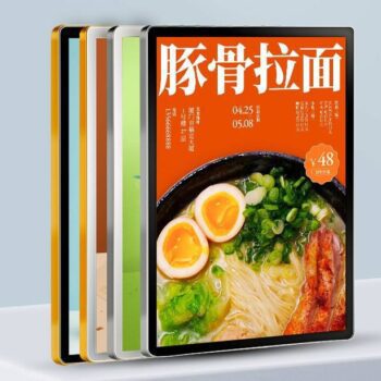 Custom size a0 a1 a2 a3 a4 a5 clip open aluminum poster frame photo frame sign display snap frame
