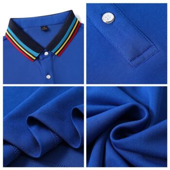 Hot selling unisex business style cotton polyester polo shirt green color t shirt