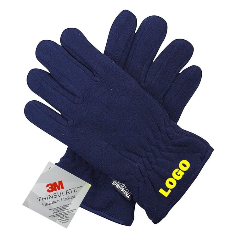 Deliwear thermal 3m thinsulate lined fleece gloves for winter sports