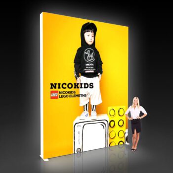 Custom led backlit poster advertising display light box frame aluminum light box seg light box