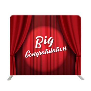 Custom tension fabric backdrop stand pillow case photobooth backdrop