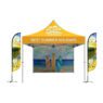 Custom coffee event grow tent race team ez up 10x20 street cafe shop outdoor gazebo canopy