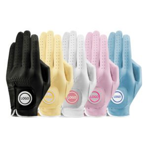 Golf glove custom cabretta leather golf gloves with magnetic ball marker