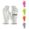 Nylon polyurethane palm fit dipped pu coated safety work glove for assembly electronic