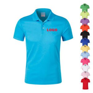 Custom logo blank golf shirts mens tshirts camisas custom embroidered printed plain golf cotton top quality