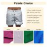 Custom print logo quick dry boardshorts side pockets summer shorts nylon drawstring beach shorts color block shorts for men