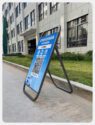 Outdoor water injection portable a-frame double-sided pavement sign sidewalk sign poster stand wholesale