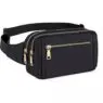 Factory direct nylon waist bag multifunctional nylon shoulder bag custom logo waterproof belt bag for men women