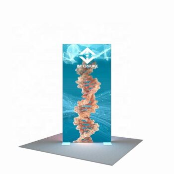 Promotional advertising equipment trade show exhibition stand modular led backlit lighting box stand