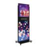 Led indoor screen scrolling billboard led free standing double sides scrolling led advertising light box
