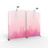 Lingtong 8ft 10ft trade show backdrop tension fabric tube display for exhibition stand
