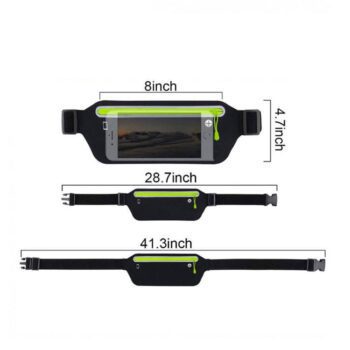 Fitness running belt waist bag slim fanny pack workout exercise waist bag pack