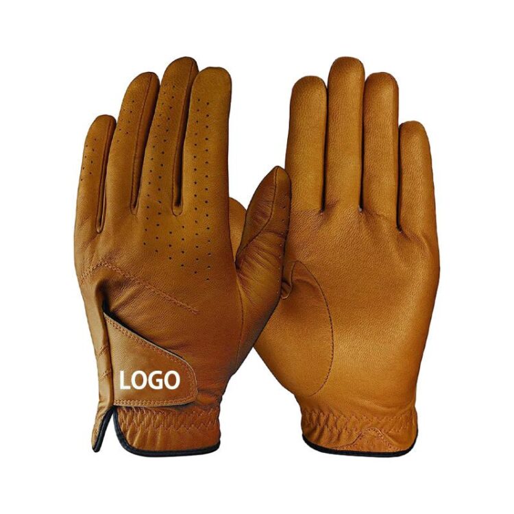 Factory design women golf gloves logo custom golf gloves colourful golf gloves