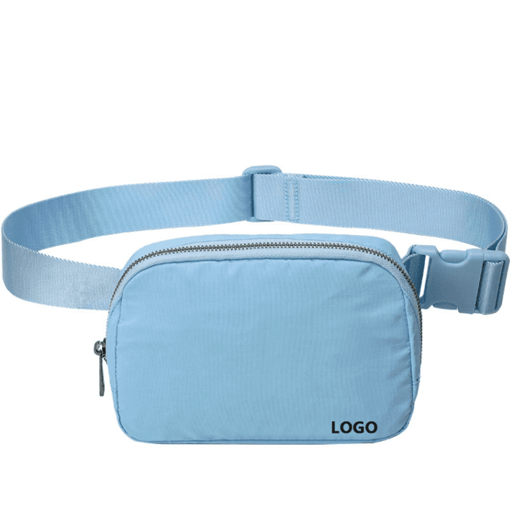 Custom wholesale waterproof nylon fanny pack crossbody running belt bag sport bum chest bag nylon waist bag