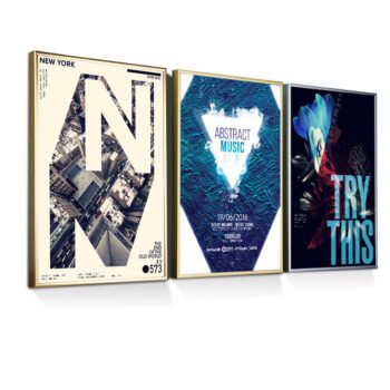 Custom photo frames cut to size a3 metal picture frames wholesale posters advertising aluminium alloy frames