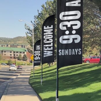 Outdoor indoor event promotional advertising banners custom flying feather banner feather flag beach flags with designed logo