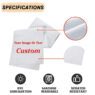 Custom business logo tablecloth personalised printed table runner for weddings birthdays event
