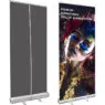 Custom retractable 8ft roll up banner stand - high-end display