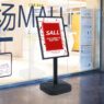 Double sided aluminum water base poster stand wholesale trade cheap weighted pavement signs with waterbase wholesale