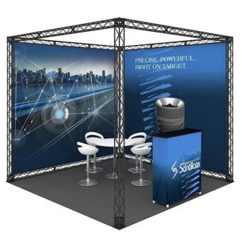Custom new design modular expo fair portable tradeshow aluminum truss frames modular display exhibition trade booth