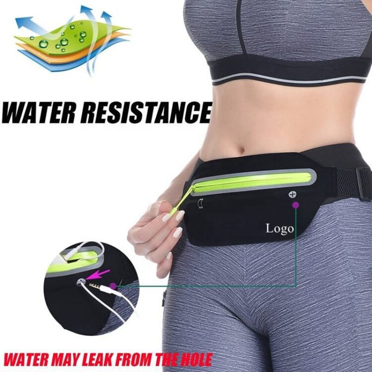 Fitness running belt waist bag slim fanny pack workout exercise waist bag pack