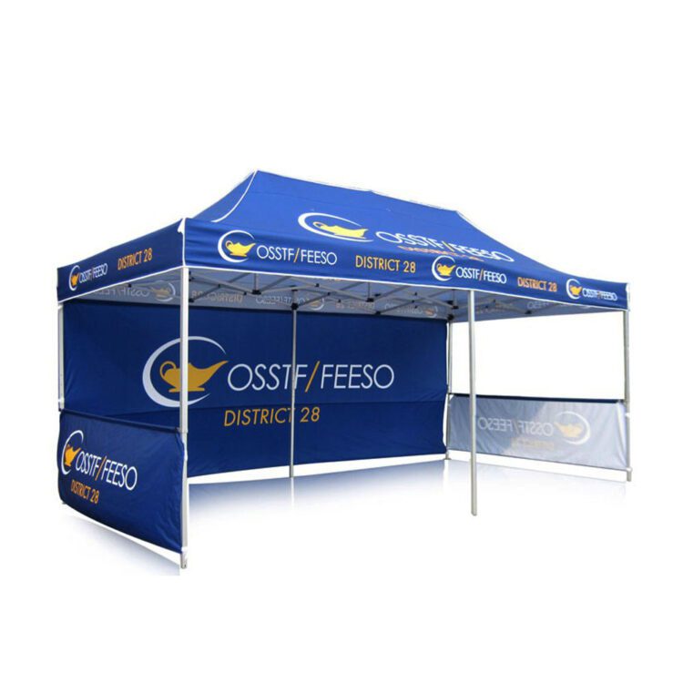 Custom coffee event grow tent race team ez up 10x20 street cafe shop outdoor gazebo canopy