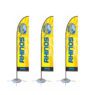 Wholesale promotional advertising custom 100% polyester beach flag